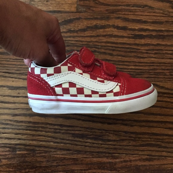 red checkered vans toddler